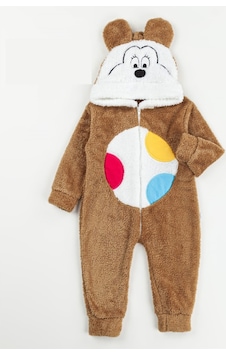 Mj Kids Welsoft Peluş Fermuarlı Ayıcık Tulum Kahverengi Mj Kids Welsoft Peluş Fermuarlı Ayıcık Tulum Kahverengi