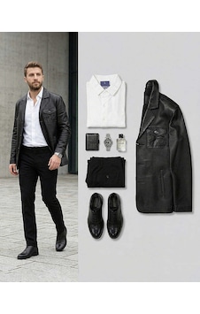 Bys Beystil Erkek Siyah Slim Fit Düz Keten Pantolon Bys Beystil Erkek Siyah Slim Fit Düz Keten Pantolon