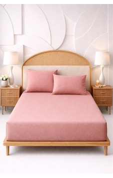 More Home Tek Kişilik Lastikli Çarşaf Seti + Yastık Kılıfı Gül Kurusu More Home Tek Kişilik Lastikli Çarşaf Seti + Yastık Kılıfı Gül Kurusu