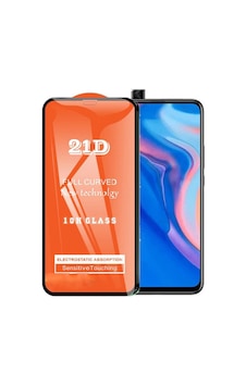 Huawei Y9 Prime 2019 Ekran Koruyucu 21D Tam Kaplayan Kavisli Huawei Y9 Prime 2019 Ekran Koruyucu 21D Tam Kaplayan Kavisli