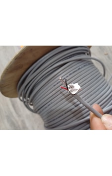 Cctv Kablosu Kaliteli 0,50 Mm 2+1 Kamera Kablosu-25 Metre