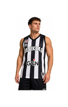 Beşiktaş Umbro Sponsor Baskılı Erkek Basketbol Forması Siyah - Beyaz Beşiktaş Umbro Sponsor Baskılı Erkek Basketbol Forması Siyah - Beyaz