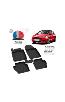 Ford Fiesta 4d Araca Özel Havuzlu Kauçuk Paspas 2017 Ve Üzeri
