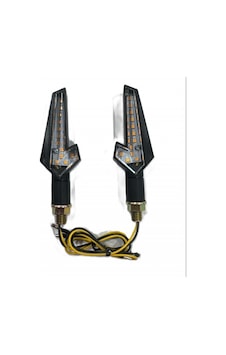 Hsgl Motosiklet Led Sinyal Sarı Işık Takım Siyah 1047 E Belgeli Hsgl Motosiklet Led Sinyal Sarı Işık Takım Siyah 1047 E Belgeli