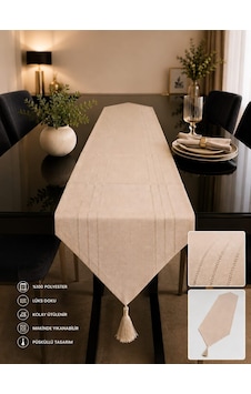 Lexroo Runner Leke Tutmaz Dertsiz Kumaş Dekoratif Çeyiz Cappuccino 35x140 Çok Renkli Lexroo Runner Leke Tutmaz Dertsiz Kumaş Dekoratif Çeyiz Cappuccino 35x140 Çok Renkli