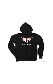 Heroic Siyah Fermuarlı Kapşonlu Sweatshirt Heroic Siyah Fermuarlı Kapşonlu Sweatshirt