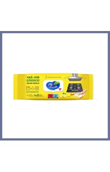Bezos Yağ Ve Kir Çözücü Islak Mendil Limon 85'li Dlra Tekli Bezos Yağ Ve Kir Çözücü Islak Mendil Limon 85'li Dlra Tekli