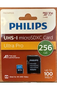 Philips 256gb Fm25mp65b Class10 U3 4k V30 Microsd Drone Hafıza Kartı Philips 256gb Fm25mp65b Class10 U3 4k V30 Microsd Drone Hafıza Kartı