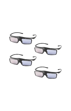 Rf 3d Gözlük, 3d Shutter Gözlük Şarj Edilebilir Rf 3d Tv'ler Ve Projektörler İçin Uygundur Tdg-bt500a, Ssg-5100gb, An3dg40, 4'lü Paket