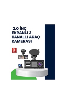 Üç Kameralı Araç Kamerası Full Hd Gece Görüş G-sensör - Hs08378466-7937 Renkli Üç Kameralı Araç Kamerası Full Hd Gece Görüş G-sensör - Hs08378466-7937 Renkli