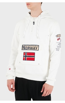 Norway Geographical Kapüşonlu Yarım Fermuarlı Outdoor Sweat Erkek Sweat Gymclassa100 Beyaz Norway Geographical Kapüşonlu Yarım Fermuarlı Outdoor Sweat Erkek Sweat Gymclassa100 Beyaz