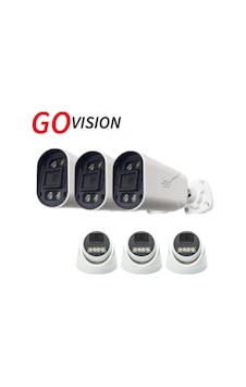 6 Adet 2mp Ahd Güvenlik Kamerası Full Hd, Gece Görüşlü
