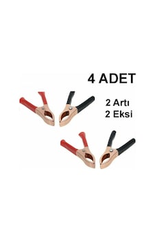 Akü Maşası Lüx 4 Adet 2 Takım Mini Akü Takviye Maşa 2 Artı 2 Eksi Akü Maşası Lüx 4 Adet 2 Takım Mini Akü Takviye Maşa 2 Artı 2 Eksi
