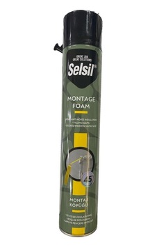 Ahşap Boyaları Ve Vernik Selsil Tam Dolum Poliüratan Montaj Köpüğü 845 Gr Ahşap Boyaları Ve Vernik Selsil Tam Dolum Poliüratan Montaj Köpüğü 845 Gr