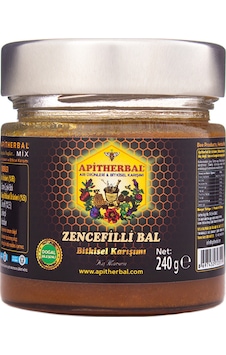 Balpınarı Apitherbal Mix Zencefilli Bal Kış Macunu 240 G Balpınarı Apitherbal Mix Zencefilli Bal Kış Macunu 240 G