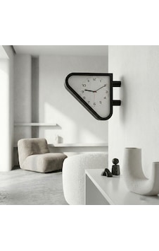 Fibrika Store Retro Modern Üçgen Duvar Saati - Mat Antrasit Tasarım Saat - Siyah Fibrika Store Retro Modern Üçgen Duvar Saati - Mat Antrasit Tasarım Saat - Siyah