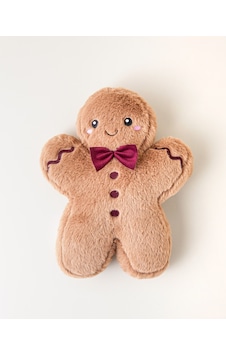 Cookie Man Dekoratif Kırlent 30 Cm Kahverengi
