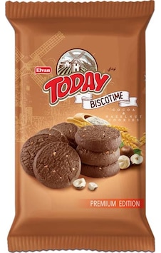 Biscotime Kakaolu Fındık Parçacıklı Kurabiye 250 Gr. (1 Paket) Biscotime Kakaolu Fındık Parçacıklı Kurabiye 250 Gr. (1 Paket)