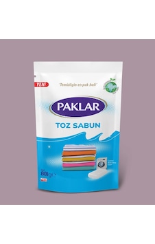 Paklar Bitkisel Toz Sabun 800 Gr Paklar Bitkisel Toz Sabun 800 Gr