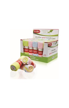 FLORA 3’LÜ MİKROFİBER TEMİZLİK BEZİ 30CMx40CM F225 FLORA 3’LÜ MİKROFİBER TEMİZLİK BEZİ 30CMx40CM F225