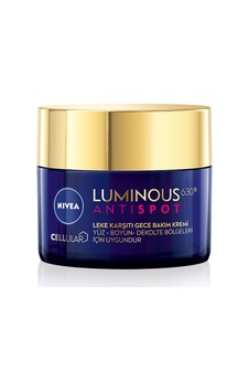 Nıvea Luminous630 Leke Karşıtı Gece Yüz Bakım Kremi 50ml,nemlendirici,hyaluronik Asit,thiamidol,tüm Cilt Ve Leke Tipleri Sku: Zeusstk944670ec01 Nıvea Luminous630 Leke Karşıtı Gece Yüz Bakım Kremi 50ml,nemlendirici,hyaluronik Asit,thiamidol,tüm Cilt Ve Leke Tipleri Sku: Zeusstk944670ec01