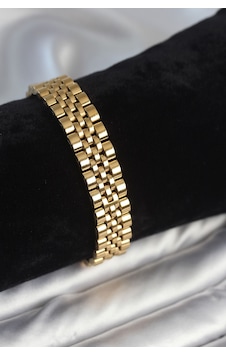316l Çelik 12 Mm Kalınlıkta Gold Renkli Erkek Bileklik Çok Renkli 316l Çelik 12 Mm Kalınlıkta Gold Renkli Erkek Bileklik Çok Renkli
