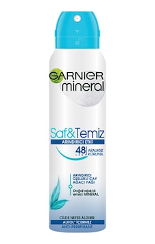 3 Adet Garnier Mineral Deodorant Saf Ve Temiz Sprey Kadın 150 Ml 3 Adet Garnier Mineral Deodorant Saf Ve Temiz Sprey Kadın 150 Ml