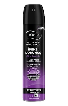 Hobby İpeksi Dokunuş Güçlü Tutuş Saç Spreyi 250 ML