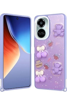 Tecno Camon 19 Pro İle Uyumlu Kılıf Parlayan Sıvılı Simli Kabartma Figürlü Kapak Tecno Camon 19 Pro İle Uyumlu Kılıf Parlayan Sıvılı Simli Kabartma Figürlü Kapak