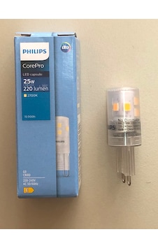 3 Adet Phılıps Corepro G 9 Led Kapsül 1.9w 25w 220 Lümen 2700k Sarı 3 Adet Phılıps Corepro G 9 Led Kapsül 1.9w 25w 220 Lümen 2700k Sarı