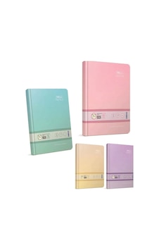 Gıpta Thebook Pastels İplik Dikişli Sert Kapak Defter 20 28 -200 Yaprak Çizgili