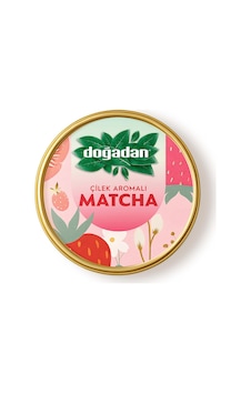 Doğadan Çilek Aromalı Matcha Yeşil Çay Tozu 25 G Doğadan Çilek Aromalı Matcha Yeşil Çay Tozu 25 G