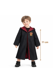 Lunaev Harry Potter Tarzı Çocuk Cübbesi 2-4 Yaş Parti Kostümü