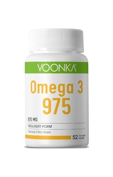 Voonka Omega 3 975 Mg 52 Kapsül Voonka Omega 3 975 Mg 52 Kapsül