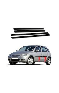 Opel Corsa C 00 > - Kapı Cıta Takımı Sıyah 4 Parca - 5171547-Wisco Opel Corsa C 00 > - Kapı Cıta Takımı Sıyah 4 Parca - 5171547-Wisco