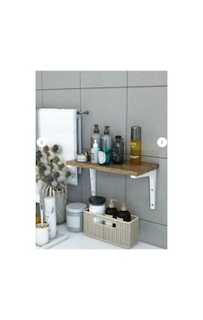 Tekli Dekoratif Duvar Rafı, Kitaplık Ve Organizer, Banyo, Mutfak, Balkon Atlantik Çam Tekli Dekoratif Duvar Rafı, Kitaplık Ve Organizer, Banyo, Mutfak, Balkon Atlantik Çam