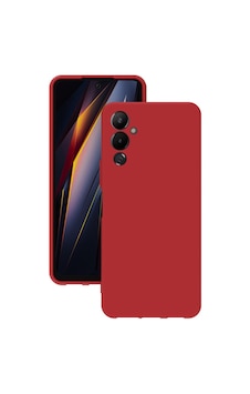 Tecno Pova 4 Kılıf Kamera Korumalı Silikon Rubber Arka Kapak Kırmızı Tecno Pova 4 Kılıf Kamera Korumalı Silikon Rubber Arka Kapak Kırmızı