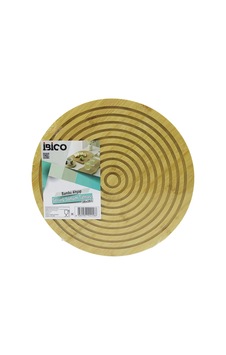Yuvarlak Çap: 28cm Çift Taraflı Düz - Klı Ahşap Bambu Servis Sunum Tahtası Tepsi Çok Renkli Yuvarlak Çap: 28cm Çift Taraflı Düz - Klı Ahşap Bambu Servis Sunum Tahtası Tepsi Çok Renkli