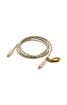Usb-c - Usb-c Kablo, Bej-mavi, 1.5 M/100 W