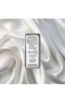 500 Gr Nadir Gümüş Külçe 500 Gr Nadir Gümüş Külçe