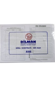 Özkan Kira Kontratı 100'Lü Paket N11.4396 Özkan Kira Kontratı 100'Lü Paket N11.4396