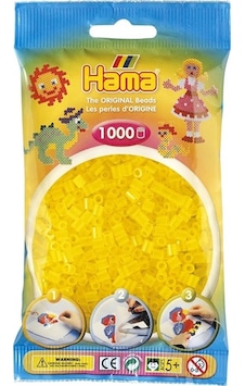 1.000'Lik Hama Midi Boncuk - Şeffaf Sarı 1.000'Lik Hama Midi Boncuk - Şeffaf Sarı