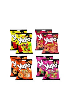 Ülker Yupo Jelly 4 Çeşit 8 Li Karma Paket Ülker Yupo Jelly 4 Çeşit 8 Li Karma Paket