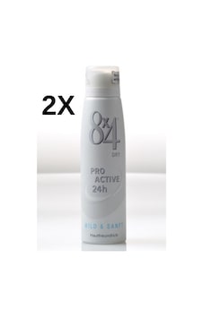 8x4 Mild & Sanft Pudralı Kadın Sprey Deodorant 2 x 150 ML 8x4 Mild & Sanft Pudralı Kadın Sprey Deodorant 2 x 150 ML