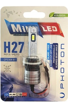 Photon Mini H27 Compact Led 12-24v Tekli Blister