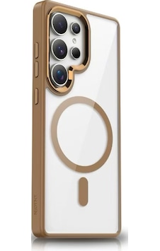 Galaxy S25 Ultra Kılıf M-safe Şarj Özellikli Zore Krom M-safe Silikon Kapak Bej Galaxy S25 Ultra Kılıf M-safe Şarj Özellikli Zore Krom M-safe Silikon Kapak Bej