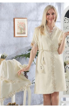 Bonny Home Riva Krem Bayan Fransız Dantelli Balayı Çeyizlik Fante Krem Bonny Home Riva Krem Bayan Fransız Dantelli Balayı Çeyizlik Fante Krem
