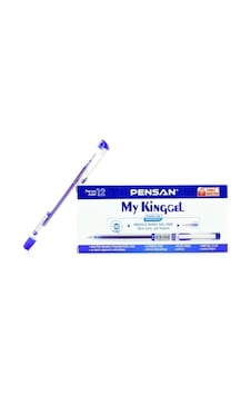 Jel Kalem- My-kıng 0,5 Mm Mavı Metal Klp - 12 Adet Diğer Jel Kalem- My-kıng 0,5 Mm Mavı Metal Klp - 12 Adet Diğer