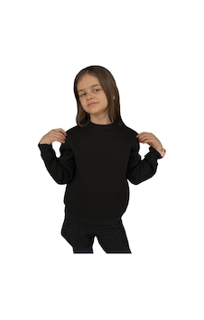 Pxm 3 İplik Şardonlu Premium Kumaş Çocuk Sweatshirt 5-6 / 7-8 / 9-10 Ve 11-12 Yaş Siyah Siyah Pxm 3 İplik Şardonlu Premium Kumaş Çocuk Sweatshirt 5-6 / 7-8 / 9-10 Ve 11-12 Yaş Siyah Siyah