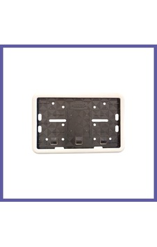 Bezos Çerçeveli Motor Plakalık Plaka Altlığı Beyaz 17x26 Cm Nıda Bezos Çerçeveli Motor Plakalık Plaka Altlığı Beyaz 17x26 Cm Nıda